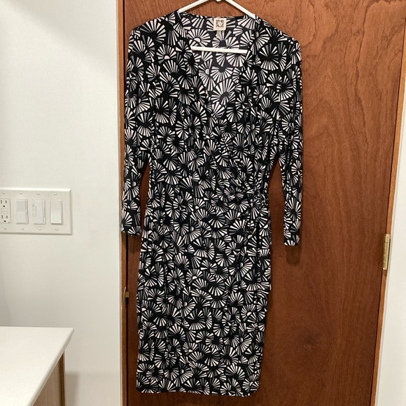 Anne Klein Wrap Dress Large - Picture 1 of 8
